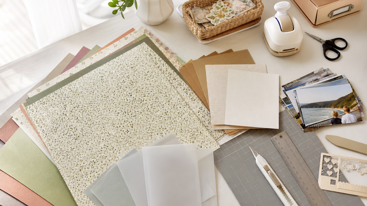 Papeles para scrapbooking: tipos, gramajes y cómo elegirlos