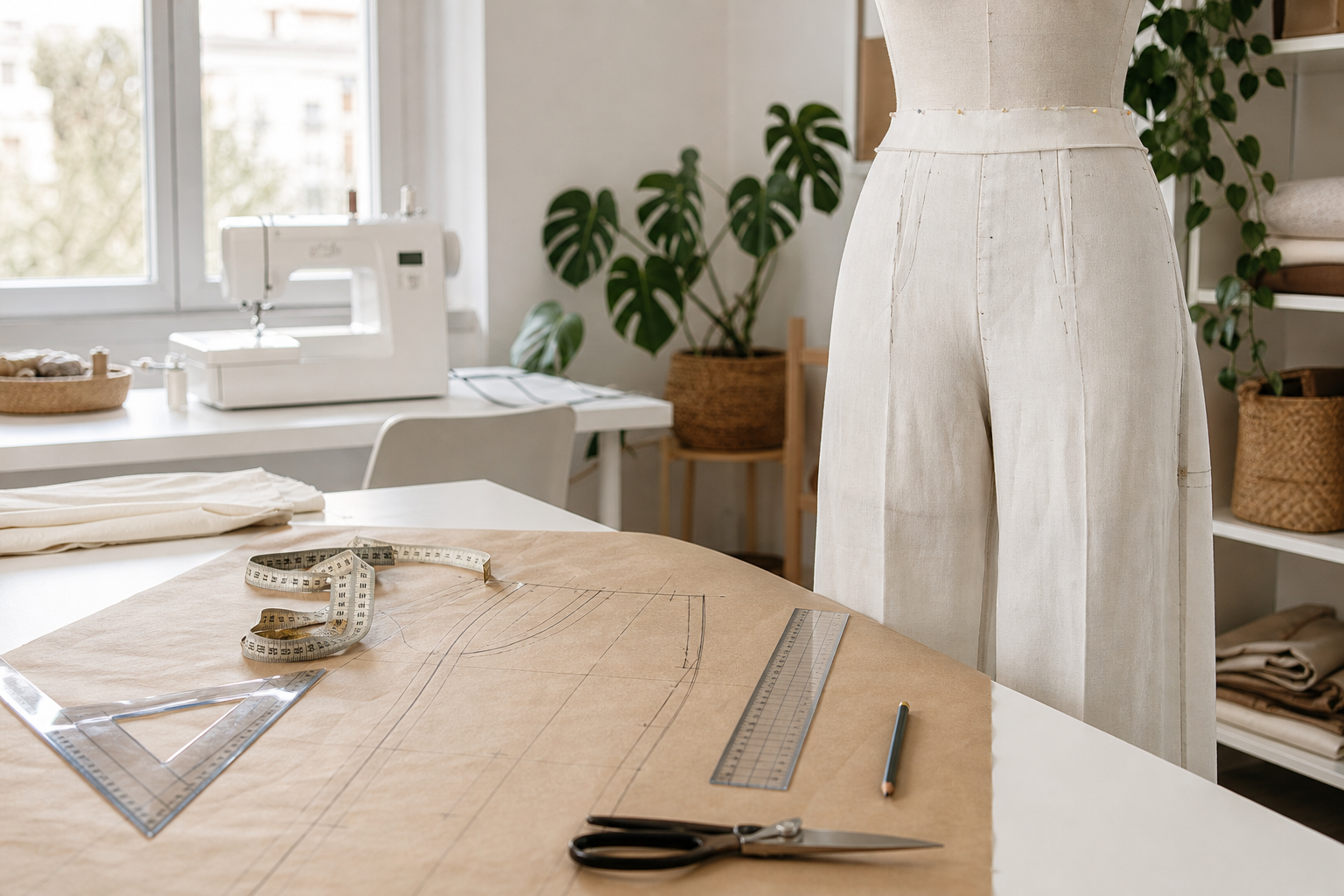 Cómo hacer un patrón base de pantalón